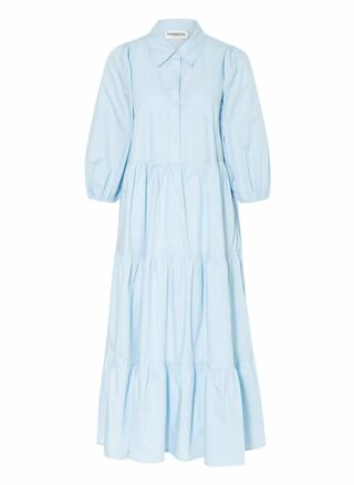 Essentiel Antwerp Kleid mit 3/4-Arm, Blau