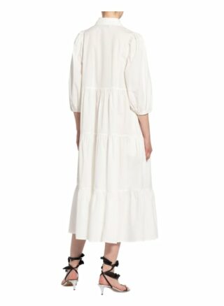 Essentiel Antwerp Kleid mit 3/4-Arm, Weiß
