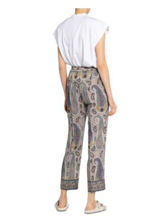 Etro Hose im Jogging-Stil mit Seide, Grün