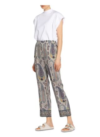 Etro Hose im Jogging-Stil mit Seide, Grün