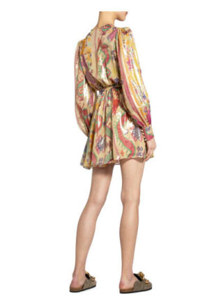 Etro Kleid Ischia mit Seide, Gelb