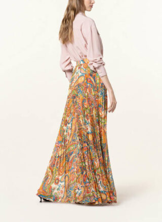 Etro Plisseerock, Rot