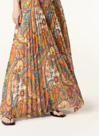 Etro Plisseerock, Rot