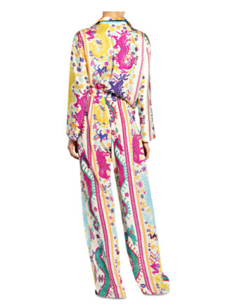 Etro Seidenhose, Weiß