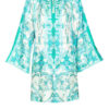 Etro Seidenkleid, Blau