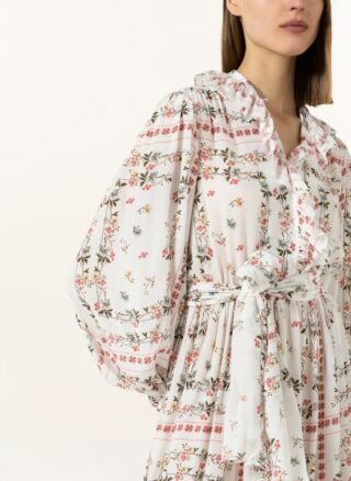Etro Seidenkleid, Weiß