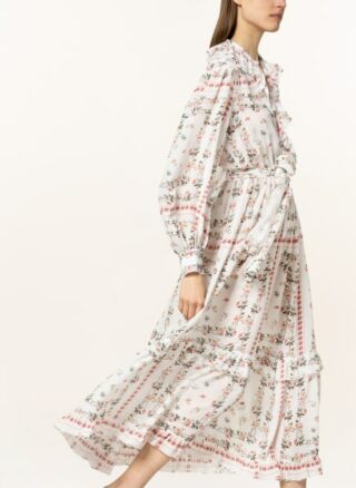 Etro Seidenkleid, Weiß