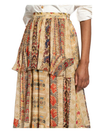 Etro Seidenrock, Grau