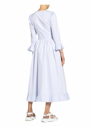 Eva Mann Kleid Lisbeth Winston mit 3/4-Arm, Blau