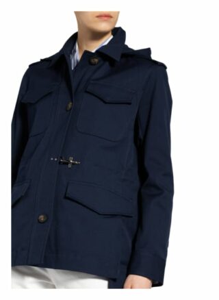 Fay Parka Sahariana, Blau