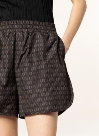 Fendi Fitnessshorts Interlace, Schwarz