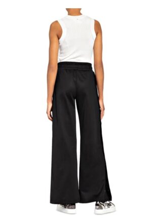 Fendi Hose im Jogging-Stil mit Galonstreifen, Schwarz
