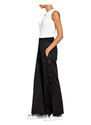 Fendi Hose im Jogging-Stil mit Galonstreifen, Schwarz
