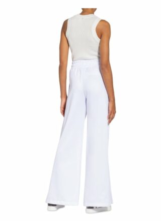 Fendi Hose im Jogging-Stil mit Galonstreifen, Weiß