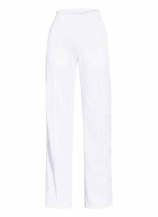 Fendi Hose im Jogging-Stil mit Galonstreifen, Weiß