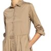 Ffc Hemdblusenkleid, Beige