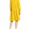 Ffc Hemdblusenkleid, Gelb