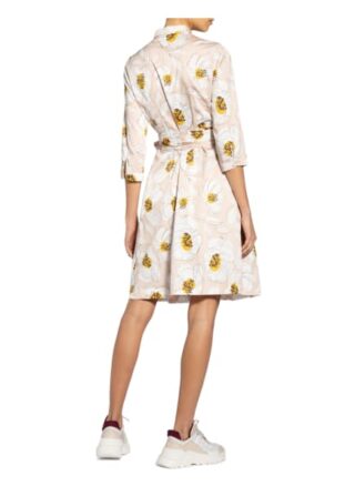 Ffc Hemdblusenkleid mit 3/4-Arm, Beige
