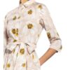 Ffc Hemdblusenkleid mit 3/4-Arm, Beige