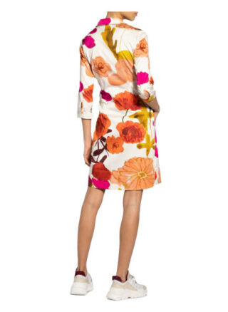 Ffc Kleid mit 3/4-Arm, Weiß