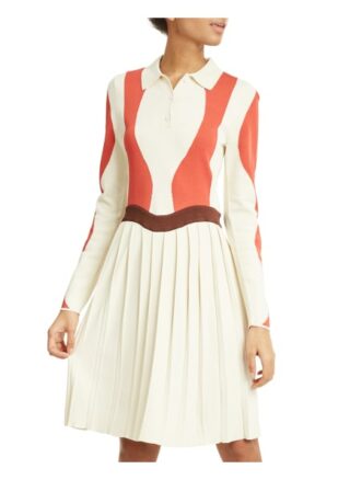 Fila By Wood Wood Strickkleid, Beige