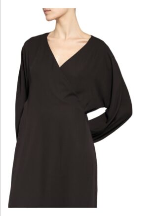 Filippa K Wickelkleid Willa, Schwarz