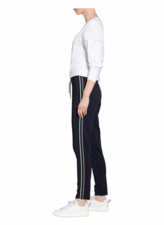 Fire+Ice Sweatpants Thea mit Galonstreifen, Blau