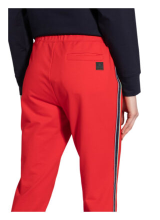 Fire+Ice Sweatpants Thea mit Galonstreifen, Rot