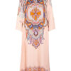 Floer Kleid, Orange