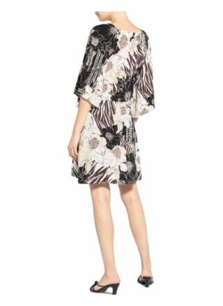 Floer Kleid, Schwarz