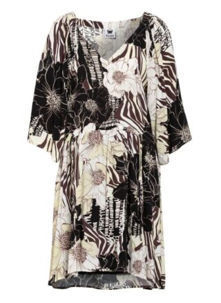 Floer Kleid, Schwarz