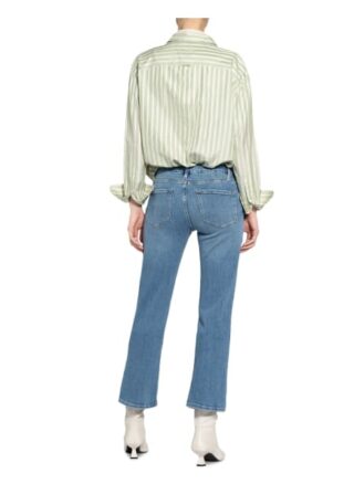 Frame Denim 7/8-Jeans Le Cropped Mini Boot, Blau