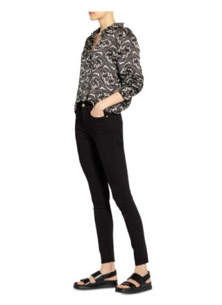 Frame Denim Skinny Jeans Le High Skinny, Schwarz