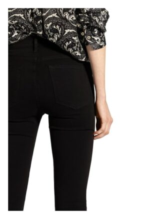 Frame Denim Skinny Jeans Le High Skinny, Schwarz