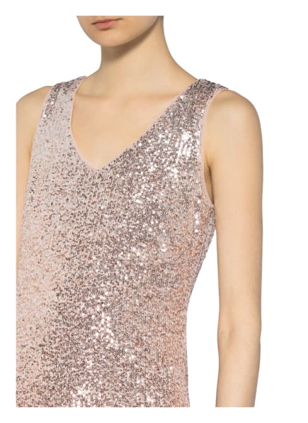 Frank Lyman Etuikleid mit Paillettenbesatz, Pink Frank Lyman Etuikleid mit Paillettenbesatz, Pink
