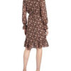 Freebird Kleid Defne mit Glitzergarn, Braun