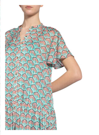 Freebird Kleid mit Glitzergarn, Grün