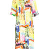 Frogbox Hemdblusenkleid, Gelb