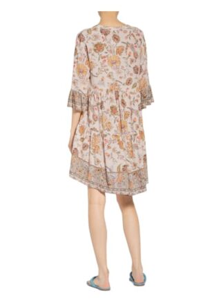 Frogbox Kleid mit 3/4-Arm, Beige