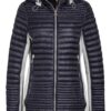 Fuchs Schmitt Steppjacke im Materialmix, Blau