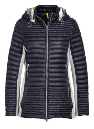 Fuchs Schmitt Steppjacke im Materialmix, Blau