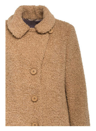 Fuchs Schmitt Teddyfell-Mantel, Beige