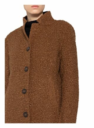 Fuchs Schmitt Teddyfell-Mantel, Braun