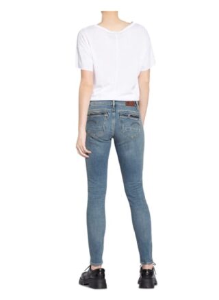 G-Star Raw Skinny Jeans Midge Zip Mid, Blau