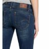 G-Star Raw Straight Jeans Midge Saddle, Blau