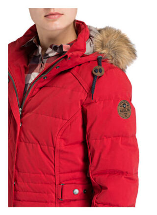 G.I.G.A. Dx By Killtec Parka Oiva mit Kunstpelzbesatz, Rot