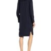 Ganni Hemdblusenkleid, Blau