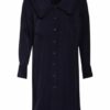 Ganni Hemdblusenkleid, Blau