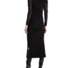 Ganni Kleid, Schwarz