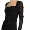 Ganni Kleid, Schwarz